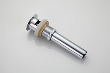 Донный клапан для раковины с переливом Frap F66-2, хром