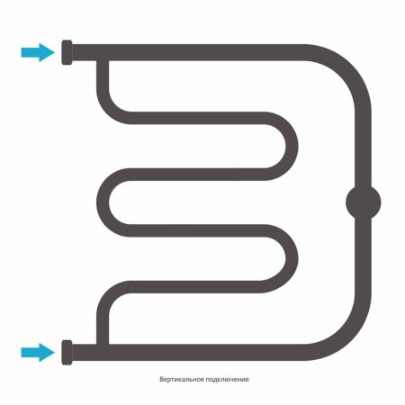 Полотенцесушитель водяной Сунержа Лира 31-4012-5050 500x500 черный матовый