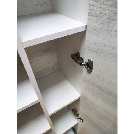Шкаф-колонна COMFORTY "Прага-45" дуб белый