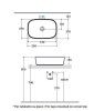 Раковина Globo Genesis GE044.BI*0 55*37 белый