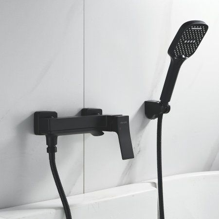 Смеситель для ванны Shevanik S40 S4JL00CZ2HSY черный