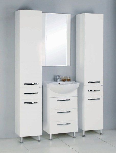 Шкаф-пенал Aquaton Ария Н 1A124303AA010 34 белый