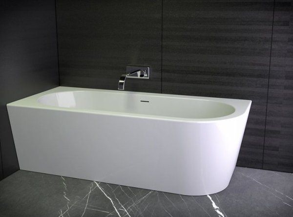 Акриловая ванна Knief Wall 0100-277-R 180x80 пристенная, в левый угол, белый