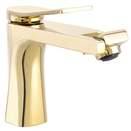 Смеситель для раковины (умывальника) REA SOUL GOLD 360 золото низкий, REA-B9959