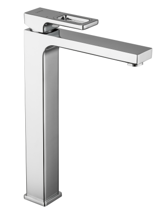 Смеситель для раковины высокий Gappo G1018-2, хром