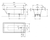 Ванна стальная Kaldewei Puro 653 190x90 см Anti-slip + Easy-clean