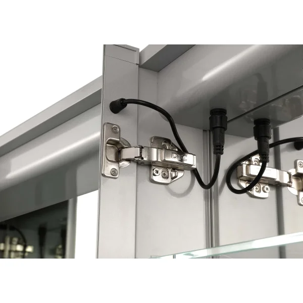 Зеркальный шкаф Aquatek AQ7104-MLC 100x70 см, с LED-подсветкой, сенсорным выключателем, антизапотеванием