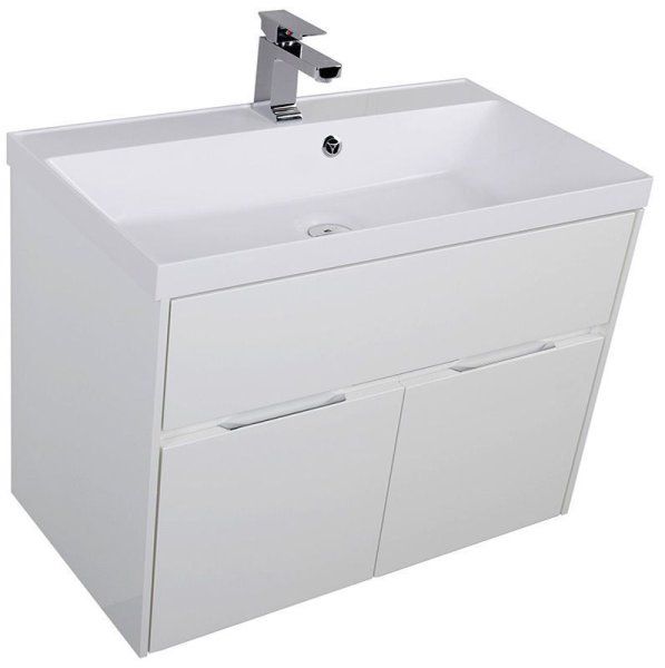 Тумба под раковину Aquanet Латина 00179449 90 белая