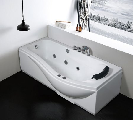 Акриловая ванна Gemy G9010 B L с гидромассажем