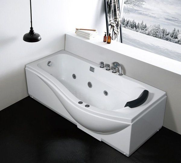 Акриловая ванна Gemy G9010 B L с гидромассажем