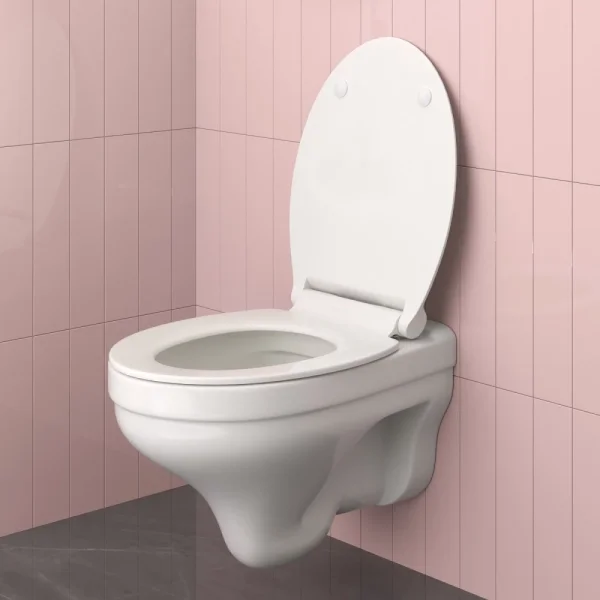 Унитаз подвесной Berges Albit S 082147 безободковый, с сиденьем микролифт, белый