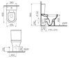 Унитаз-компакт VitrA S50 9798B003-1165 с микролифтом