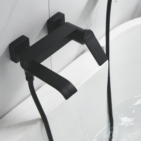 Смеситель для ванны Shevanik S41 S4OA10RC2HQM черный