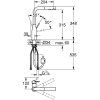 Смеситель Grohe Essence 30270BE0 нержавеющая сталь