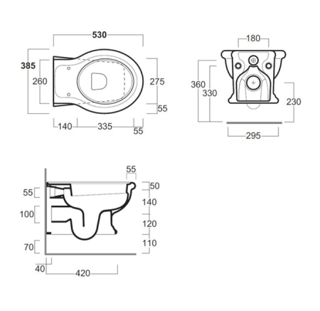 Унитаз подвесной Simas Lante LA18bi rimless белый