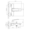 Смеситель для ванны Haiba (HB60616)