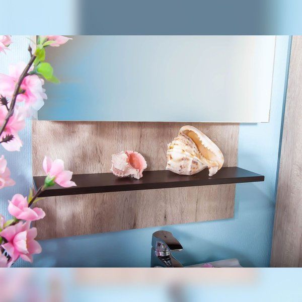 Зеркальный шкаф Бриклаер ТЕХАС 60 см, кантри/венге