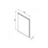 Зеркало Aquanet Nova Lite 00242620 60 белый