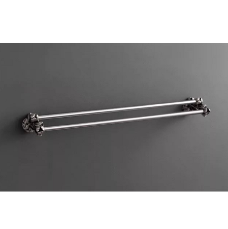 Полотенцедержатель Art&Max Tulip AM-0828-T двойной серебро