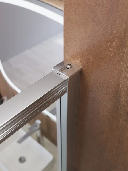 Душевая дверь Cezares Lux LUX-B-FS-11-120-C-CR 120 см, профиль хром, стекло прозрачное