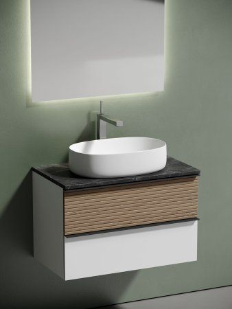 Столешница для ванной комнаты SANCOS  800х460 ,  TT80A1X