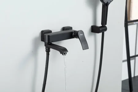 Смеситель для ванны Frap F3RO27NM5-OF6, черный