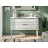 Тумба под раковину Berloni Bagno Suite Vintage SUVBS2C120C/100/SHA.CL 120 белый глянцевый