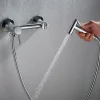 Гигиенический душ настенный однорычажный Shevanik S107, Хром