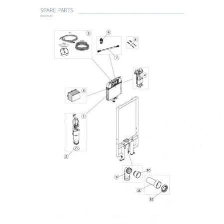 Система инсталляции Ideal Standard ProSys 80 R020567 для унитаза