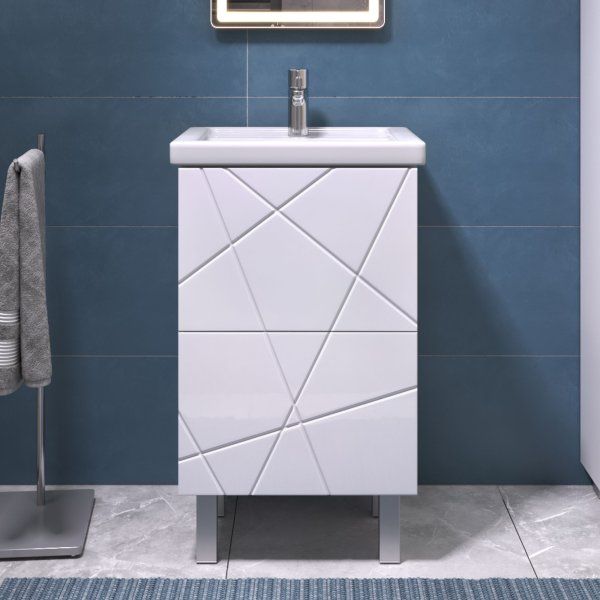 Тумба VIGO Geometry под раковину Geometry 500-0-2 (Фостер) (tn.bsf.GEO.FOS.50.2Y)