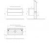 Тумба с раковиной BelBagno Marino MARINO-900-2C-SO-BO-P + BB900/450-LV-MR-PR 90 bianco opaco