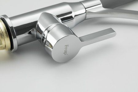 Смеситель для кухни с гибким изливом Frap F4552 хром