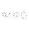 Унитаз подвесной OWL 1975 Eter Cirkel-H OWLT190201 микролифт