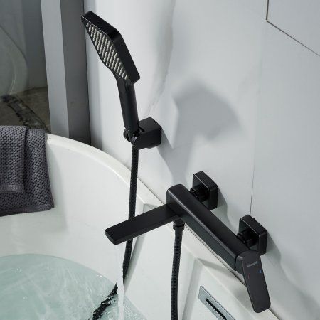 Смеситель для ванны Shevanik S9UN95BY2HJO, Черный