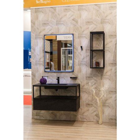 База под металлический каркас Cezares Cadro CADRO-70-1C-SO-NR-BLUM 70x46 подвесная, nero