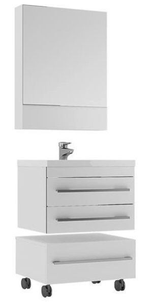 Тумба под раковину Aquanet Верона 00176669 75 белая, подвесная