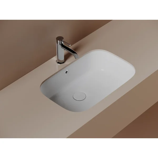 Раковина Ceramicanova Era CN15006 57x39,5 см, встраиваемая снизу, белый