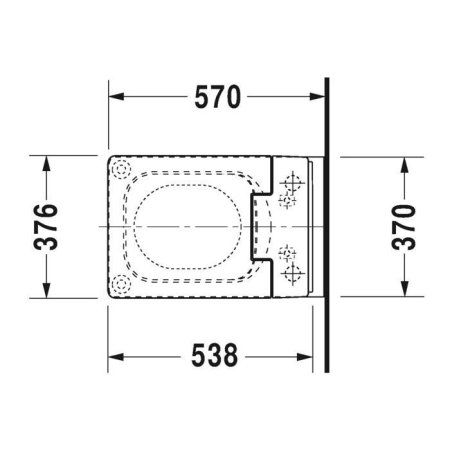Унитаз подвесной Duravit  Vero Air 2525590000+611500002000300  микролифт