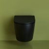 Унитаз подвесной Ceramica Nova Uno CN11001MB микролифт, черный матовый