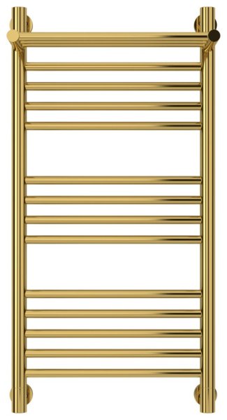 Полотенцесушитель водяной Сунержа Богема+ с 1 полкой 03-0223-8040 800x400 золото
