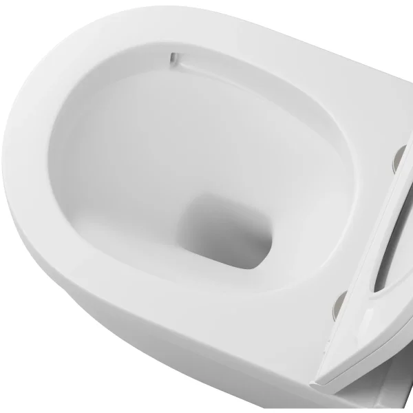 Унитаз подвесной Grossman GR-4483MSQ безободковый, торнадо, с сиденьем микролифт, белый матовый