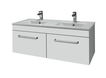 Мебель для ванной Dreja Aston 120 белый глянец