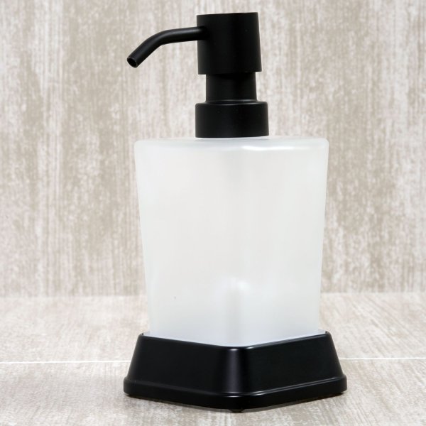 Дозатор жидкого мыла WasserKRAFT K-5400BLACK K-5499B черный