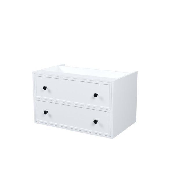 Тумба подвесная, под столешницу 80 см, белый матовый, Torr, IDDIS, TOHBR8PB0WAPBiSD95VV