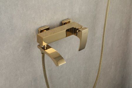 Смеситель для ванны Gappo G3207-3, однорычажный, золото