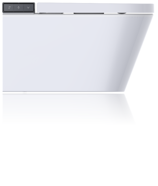 Умный унитаз безободковый с микролифтом Gappo GM2004, белый