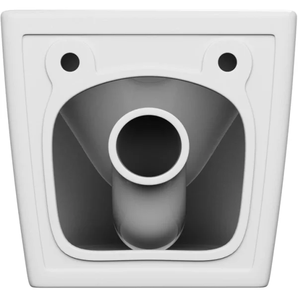 Унитаз подвесной Abber Bequem AC1126P импульсный, безободковый, с сиденьем микролифт, белый