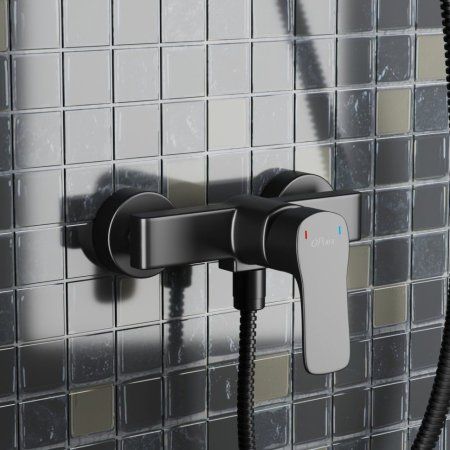 Смеситель для душа Paini Viva Style без аксессуара, черный P4UPYOGN51MT1