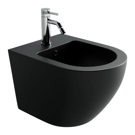 Биде подвесное Ceramica Nova Uno CN11002MB черный матовый