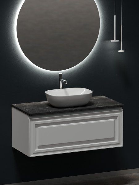 Столешница для ванной комнаты SANCOS  1000х460 ,  TT100A1X